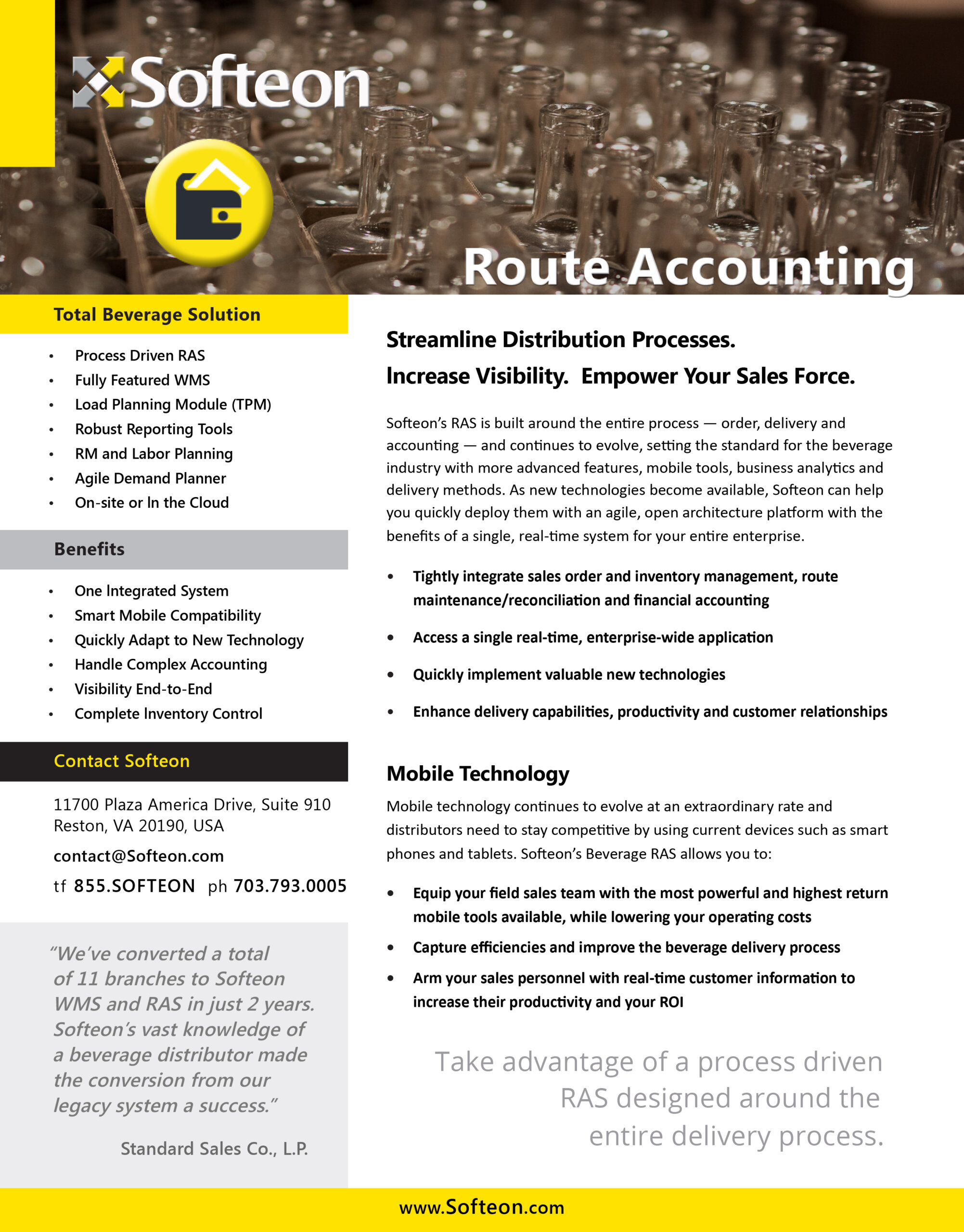 Softeon Route Accounting Software