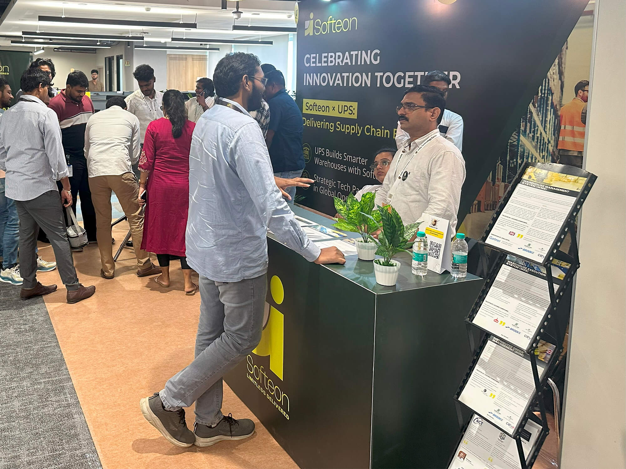 Softeon Participates in UPS Founders' Day Tech Celebration in Chennai, India 1 ups founders day booth
